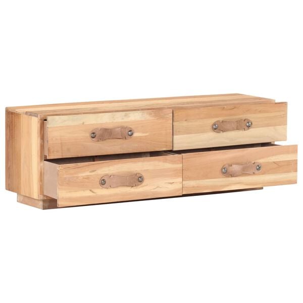 vidaXL Тумба під телевізор Масив відновленої деревини