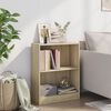 vidaXL Книжкова полиця Дуб сонома 60x24x74,5 Деревні пластики