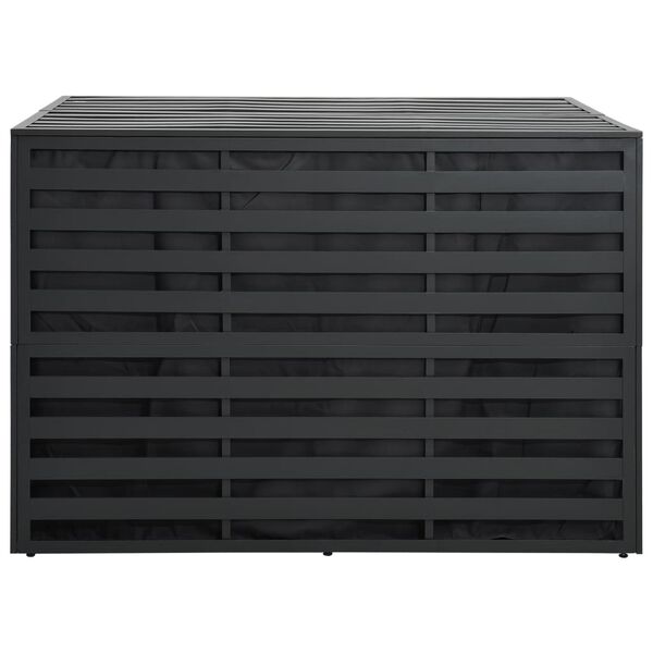vidaXL Садовий Ящик для Зберігання Антрацит 150x100x100 см Алюміній