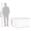 vidaXL Садовий Ящик для Зберігання Зелений 109x67x65 см