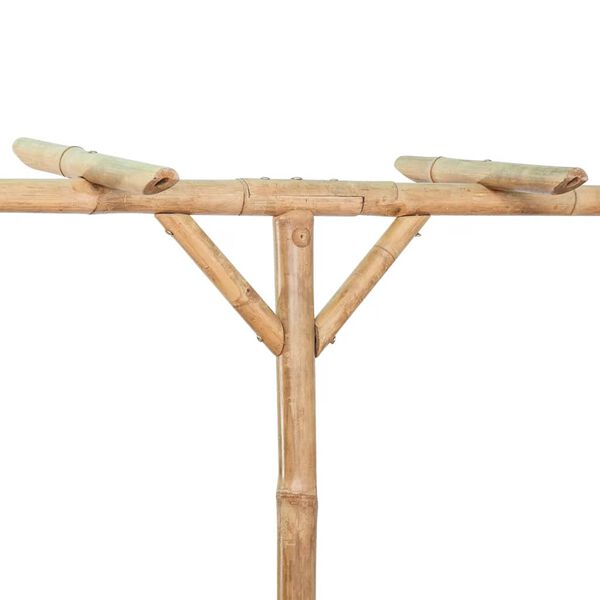 vidaXL Пергола 385х40х205 см Бамбук