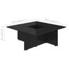 802910 vidaXL Coffee Table High Gloss Black 79,5x79,5x30 cm Chipboard