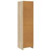 800237 vidaXL Wardrobe Sonoma Oak 50x50x200 cm Chipboard