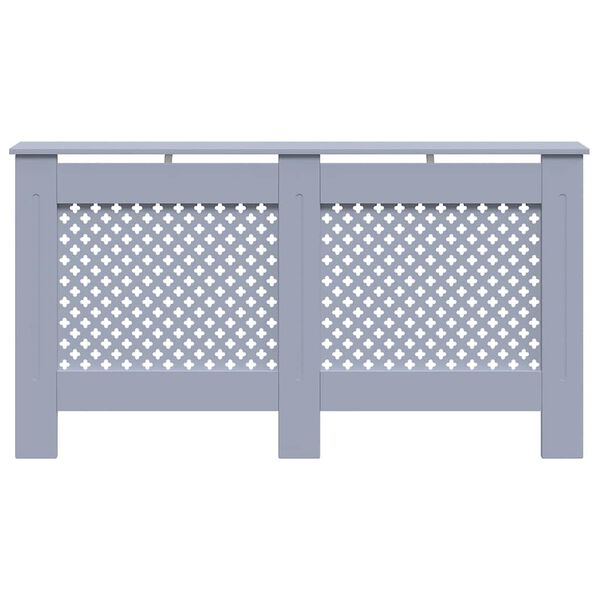 vidaXL Короб для Радіатора Антрацит 152x19x81 см МДФ