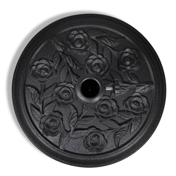 vidaXL Кругла Підставка для Парасолі Каучук