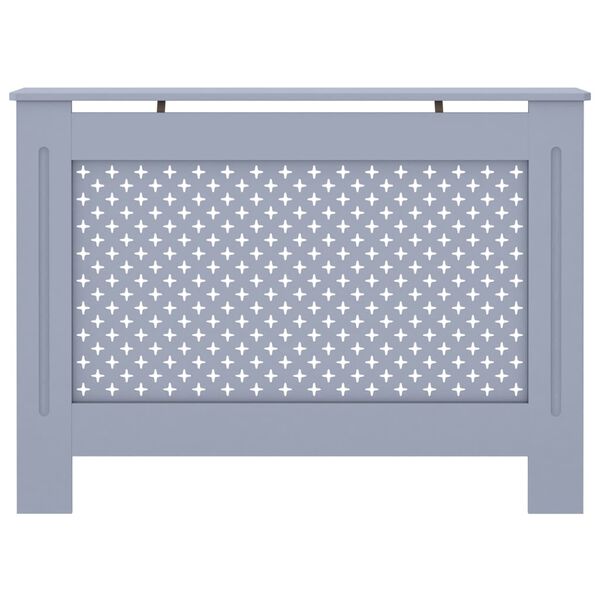 vidaXL Короб для Радіатора Антрацит 112x19x81 см МДФ