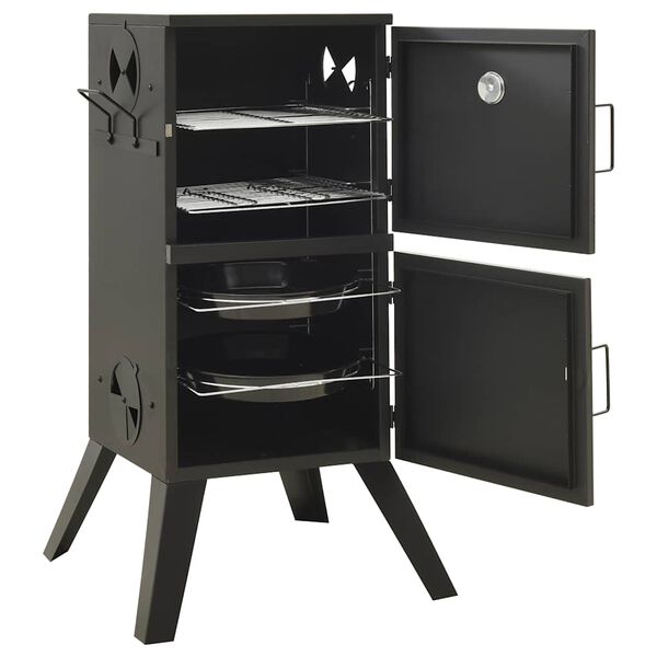 vidaXL Коптильня 55x47,5x100,5 см Сталь