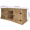 243740 vidaXL TV Cabinet Mexican Pine Corona Range 120x40x52 cm