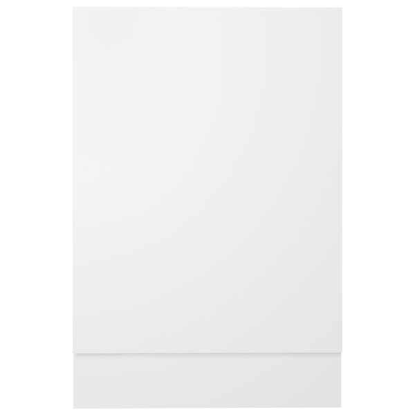 802554 vidaXL Dishwasher Panel White 45x3x67 cm Chipboard