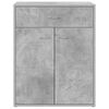 800715 vidaXL Sideboard Concrete Grey 60x30x75 cm Chipboard