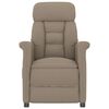 vidaXL Крісло-Реклайнер Сіро-Коричневий Штучна Замша