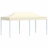 vidaXL Розкладний Намет Кремово-Білий 3x6 м