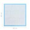 vidaXL Пелюшки для Собак 100 шт 60x60 см Нетканий Матеріал