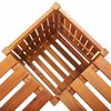 vidaXL Кутова садова лавка з клумбою 117x117x40 см Масив акації
