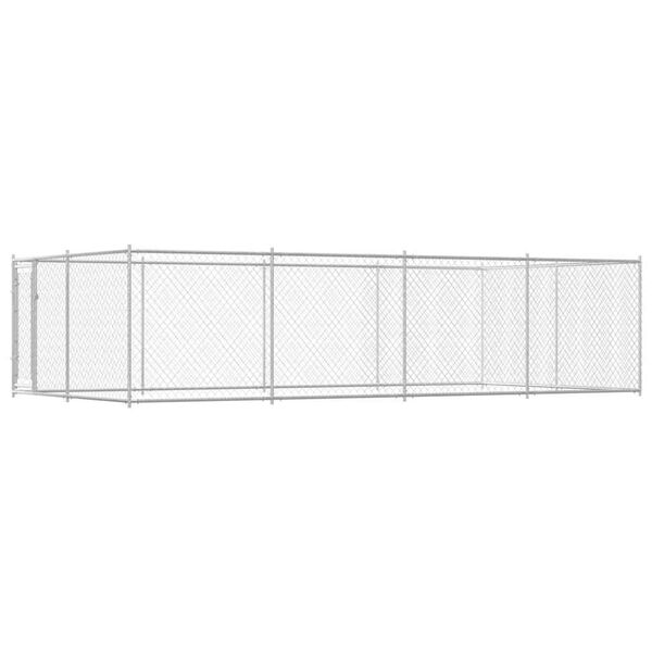 vidaXL Вуличний Вольєр для Собак 8x4x2 м