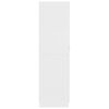 vidaXL Шафа для одягу Білий 80x52x180 см ДСП