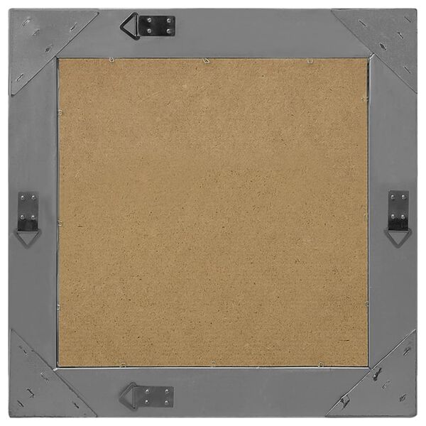 vidaXL Настінне Дзеркало в Cтилі Бароко Чорний 50x50 см