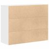 800675 vidaXL Sideboard White 88x30x70 cm Chipboard
