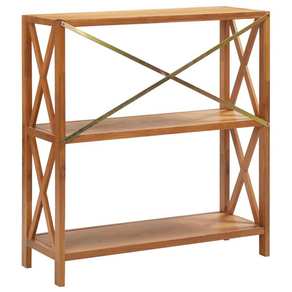 vidaXL 3-рівнева етажерка 80x30x87 см Масив дуба