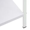 288220 vidaXL 3-Layer Book Shelf White 60x27,6x90,5 cm Chipboard