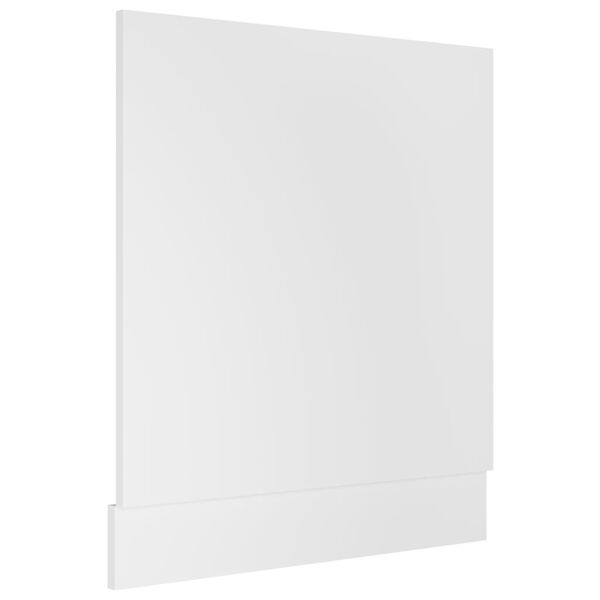 802562 vidaXL Dishwasher Panel White 59,5x3x67 cm Chipboard
