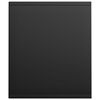 vidaXL Книжкова шафа/Тумба під телевізор Чорний 36x30x143 см ДСП