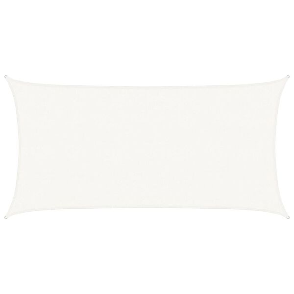 vidaXL Сонцезахисний Навіс Білий 2,5x5 м ПВЩ 160 г/м²