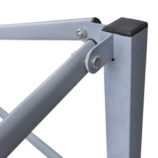 vidaXL Розкладний Намет з 2 Стінками Кремовий 3x3 м