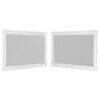 45121 vidaXL Party Tent Sidewall 2 pcs Mesh White