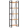 vidaXL 5-Рівнева Книжкова Шафа 60x30x180 см Масив Акації