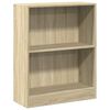 vidaXL Книжкова полиця Дуб сонома 60x24x74,5 Деревні пластики