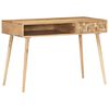 287438 vidaXL Writing Desk 115x50x76 cm Solid Acacia Wood