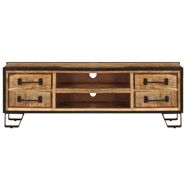 vidaXL Тумба під телевізор з шухлядами 120x30x40 см Масив дерева манго