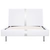 vidaXL Каркас ліжка Білий 90x200 см Штучна шкіра