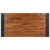 vidaXL Обідній стіл 140x70x76 см Необроблений масив дерева манго
