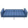vidaXL Диван-ліжко Синій Тканина
