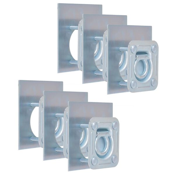 vidaXL Кріпильні Петлі для Причепа 6 шт 2000 кг Оцинкована Сталь