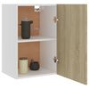 801255 vidaXL Hanging Cabinet Sonoma Oak 39,5x31x60 cm Chipboard