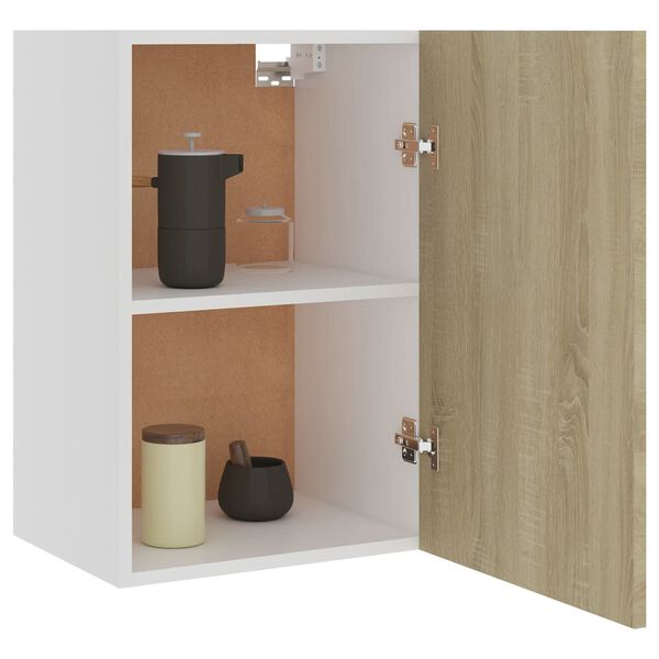 801255 vidaXL Hanging Cabinet Sonoma Oak 39,5x31x60 cm Chipboard