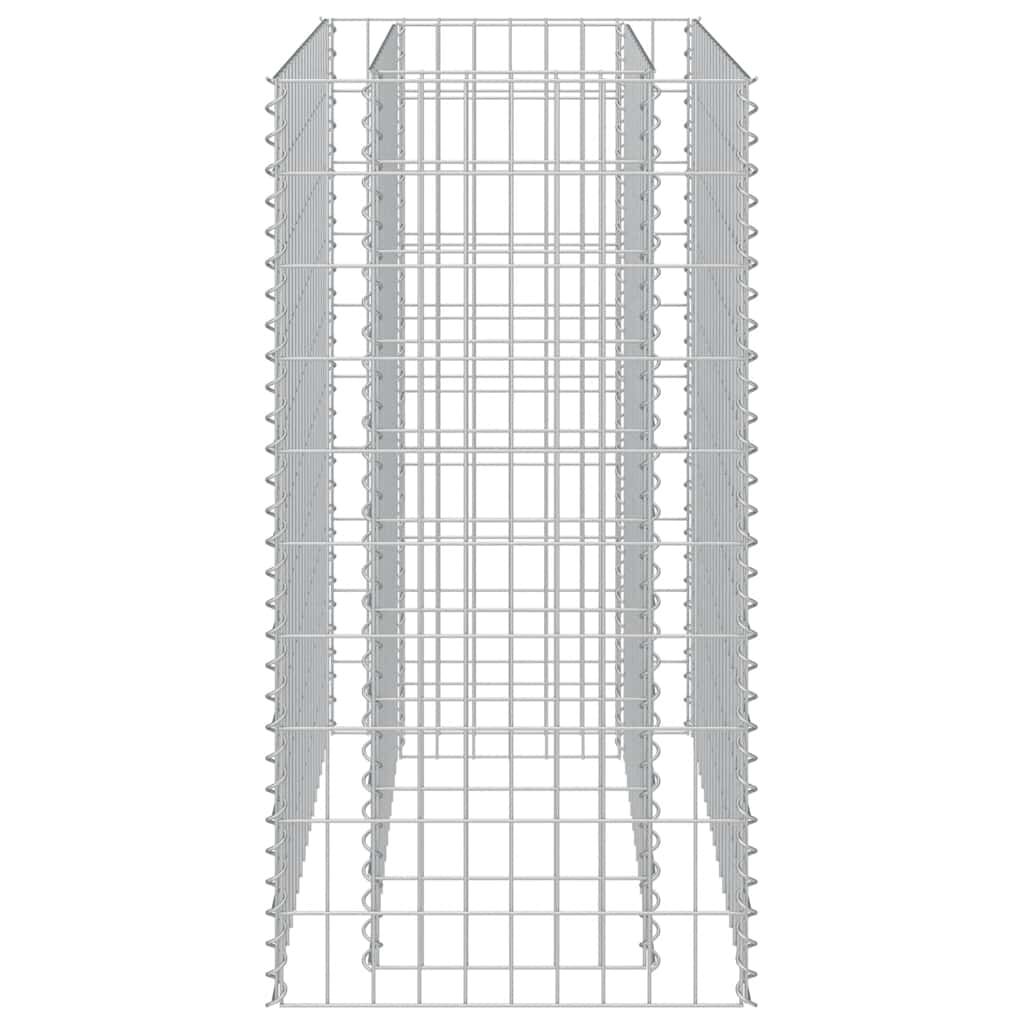 vidaXL Габіонова Піднесена Клумба 90x50x100 см Оцинкована Сталь