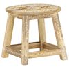 287445 vidaXL Hand-painted Stool 38x38x35 cm Solid Mango Wood