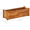 41771 vidaXL Garden Raised Bed Acacia Wood 76x27,6x25 cm