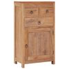 vidaXL Сервант 50x30x90 см Масив Тикового Дерева