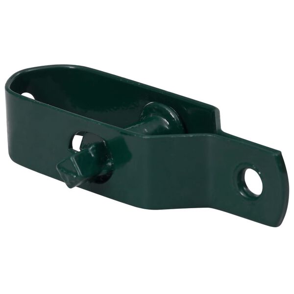 vidaXL Натягувачі дроту для огорожі 50 шт Зелений 90 мм Сталь