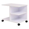 vidaXL Мобільна тумба Білий 50x35x42 см