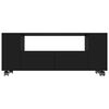 vidaXL Тумба під телевізор Чорний 120x35x43 см ДСП
