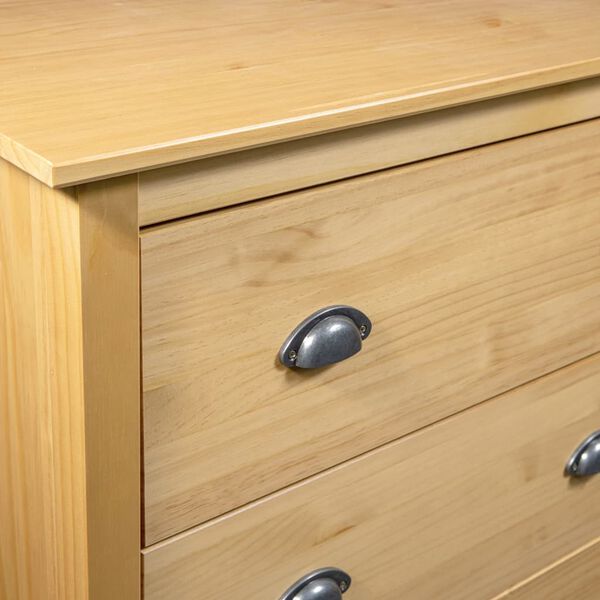 vidaXL Сервант "Hill Range" 4 Шухляди 79x40x110 см Масив Сосни