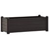 vidaXL Піднесена Клумба Антрацит 100x43x35 см ПП