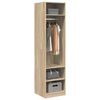 800237 vidaXL Wardrobe Sonoma Oak 50x50x200 cm Chipboard