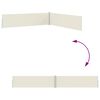 vidaXL Бічний Висувний Тент для Дворика Кремовий 170x1200 см